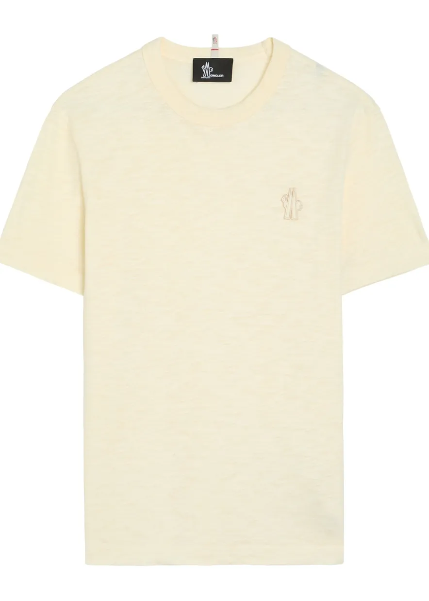 Logo-appliquéd cotton T-shirt