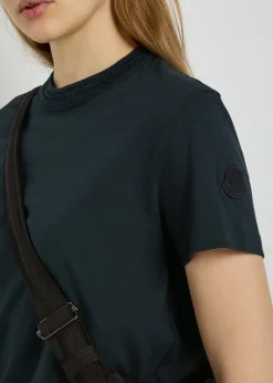 Logo-appliquéd cotton T-shirt