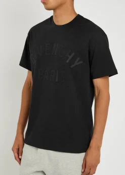 Logo-appliquéd cotton T-shirt