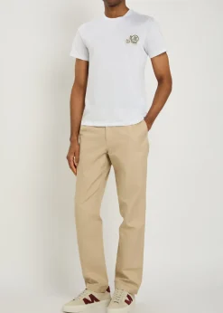 Logo-appliquéd cotton T-shirt