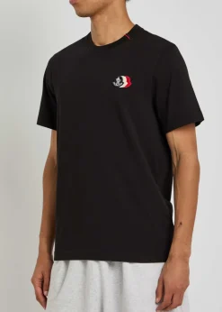 Logo-appliquéd cotton T-shirt