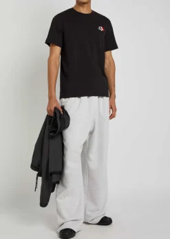 Logo-appliquéd cotton T-shirt