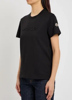 Logo-appliquéd cotton T-shirt