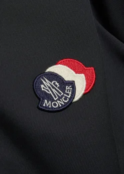 Logo-appliquéd jersey jacket