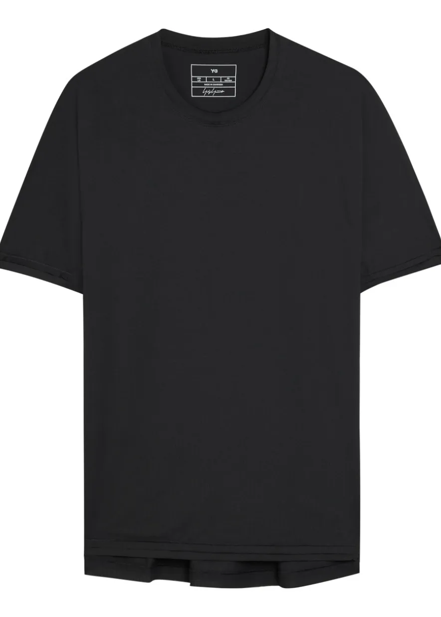 Logo-appliquéd jersey running T-shirt