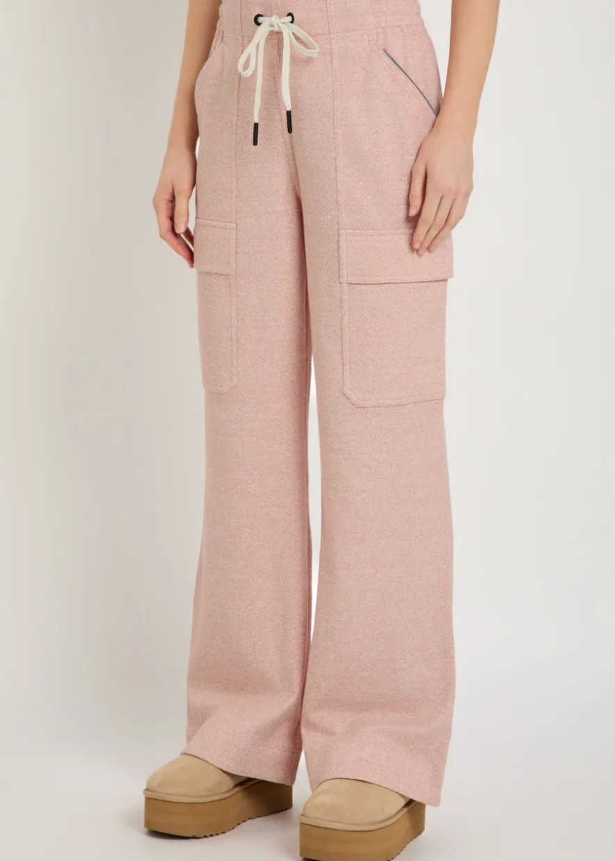 Logo-appliquéd linen-blend sweatpants