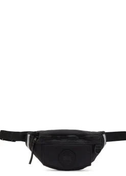 Logo-appliquéd nylon belt bag