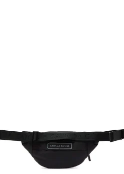 Logo-appliquéd nylon belt bag