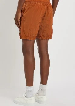Logo-appliquéd nylon shorts