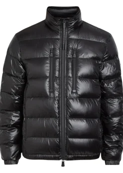 Logo-appliquéd padded shell jacket