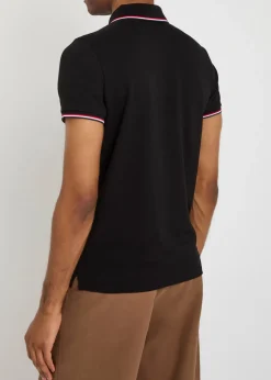 Logo-appliquéd piqué cotton polo shirt