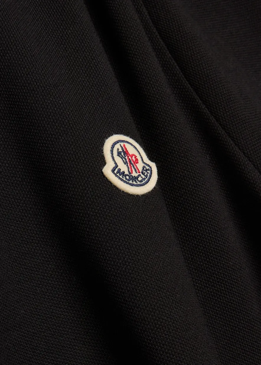 Logo-appliquéd piqué cotton polo shirt