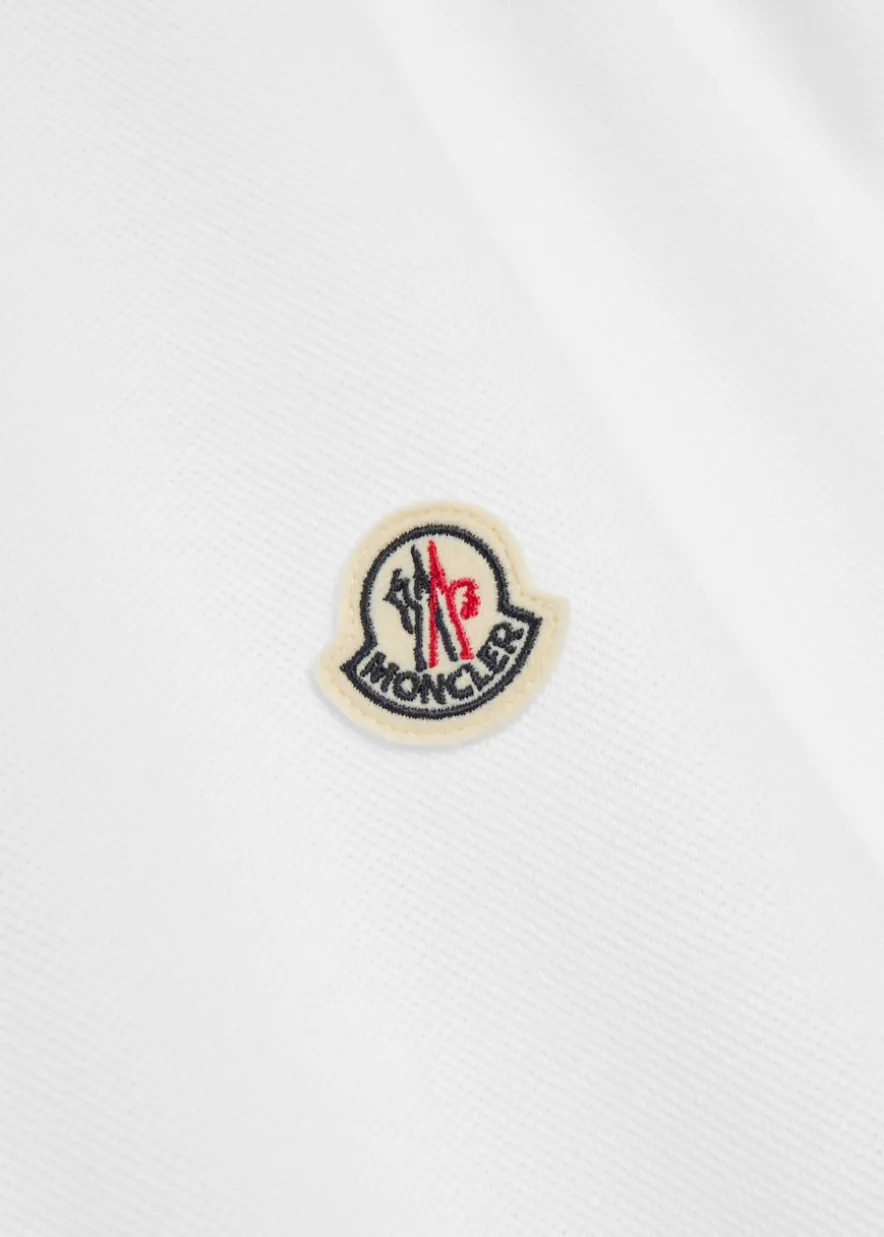 Logo-appliquéd piqué cotton polo shirt