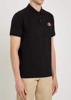 Logo-appliquéd piqué cotton polo shirt