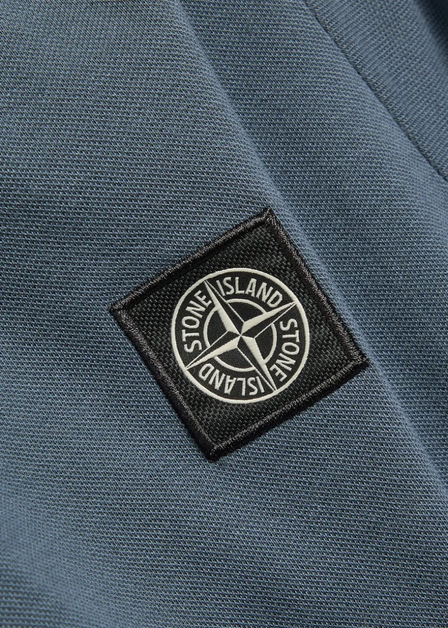 Logo-appliquéd piqué cotton polo shirt