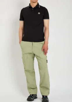 Logo-appliquéd piqué cotton polo shirt