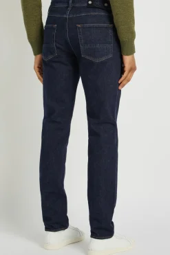 Logo-appliquéd slim-leg jeans