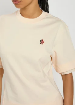 Logo-appliquéd stretch-cotton T-shirt
