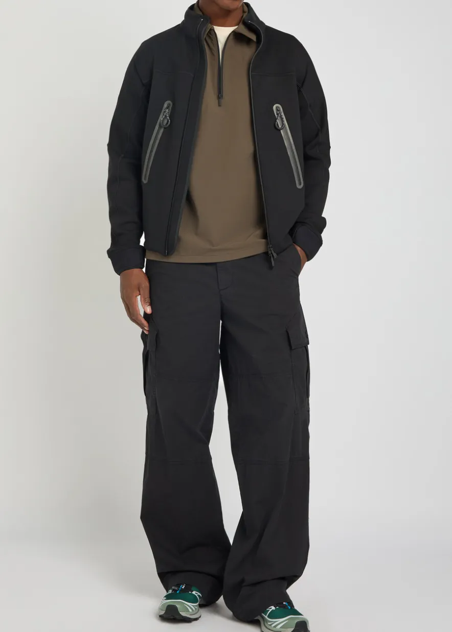 Logo-appliquéd stretch-jersey sweatshirt