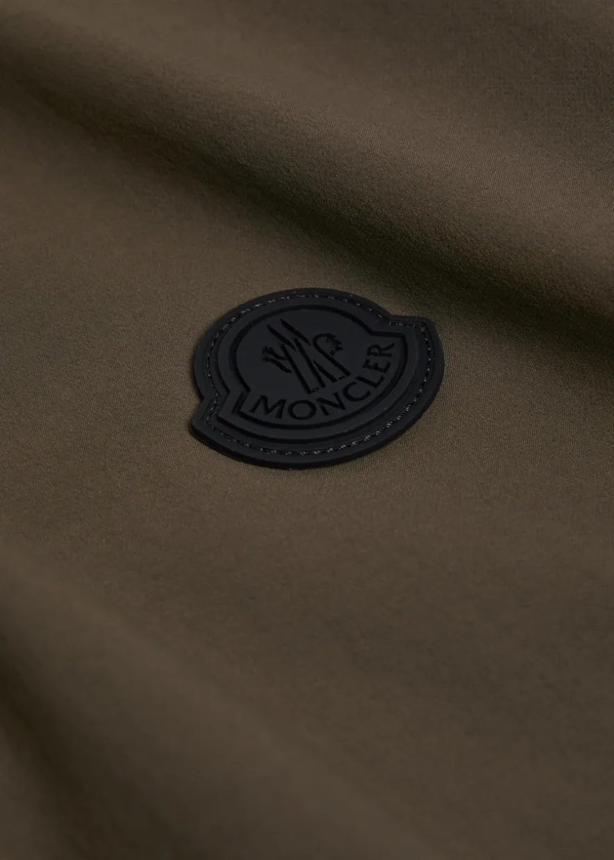 Logo-appliquéd stretch-polyamide polo shirt