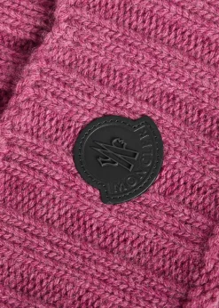Logo-appliquéd wool and cashmere-blend collar