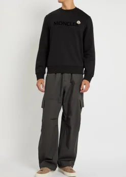 Logo Badge cotton sweatshirt