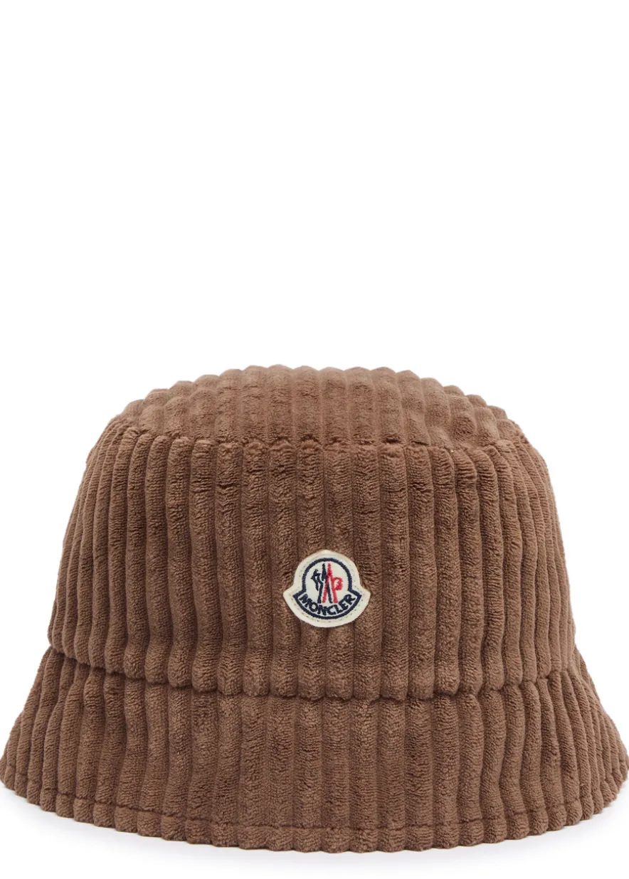 Logo corduroy bucket hat