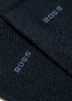 Logo cotton-blend socks - set of two