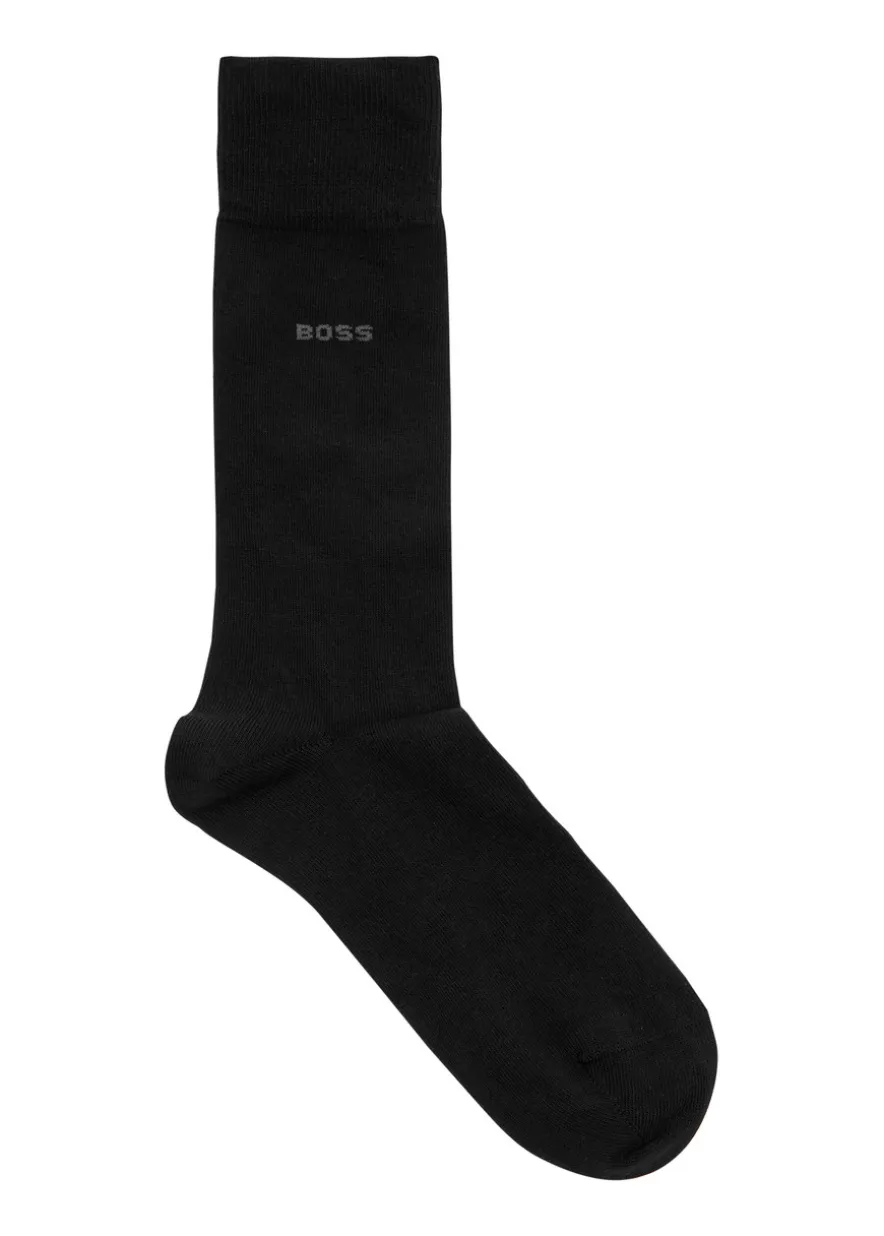 Logo cotton-blend socks - set of two