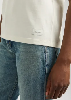 Logo cotton-blend T-shirt