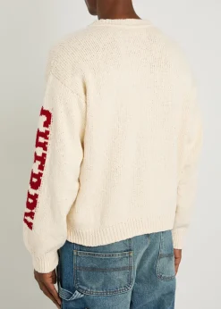 Logo cotton-knit jumper
