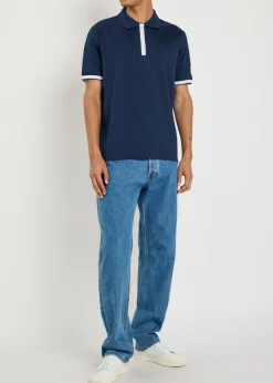 Logo cotton polo shirt