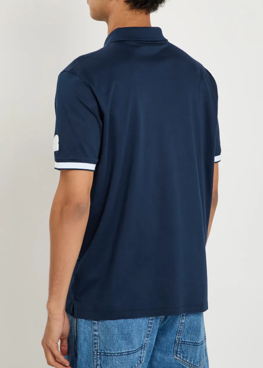 Logo cotton polo shirt