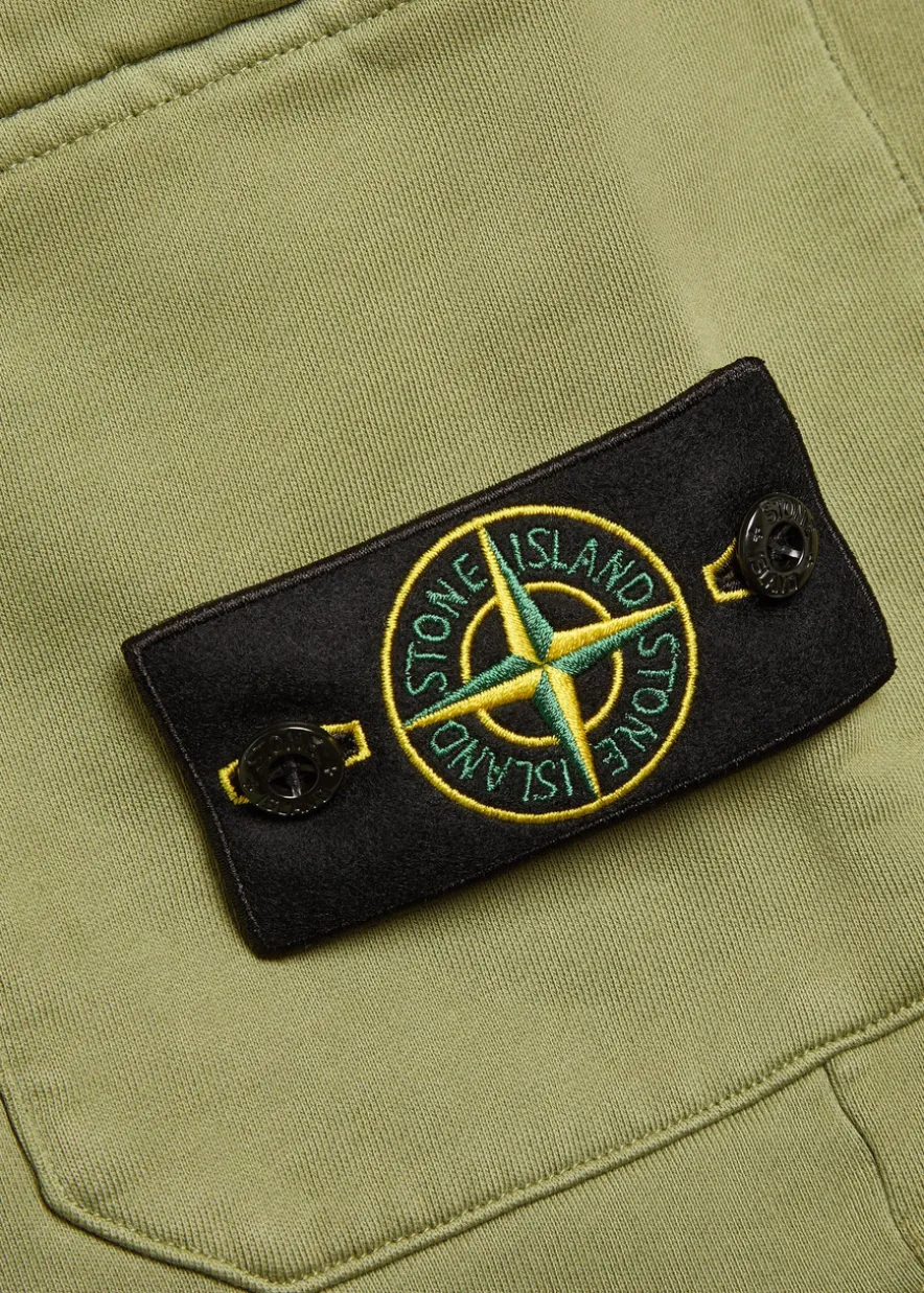 Logo cotton shorts