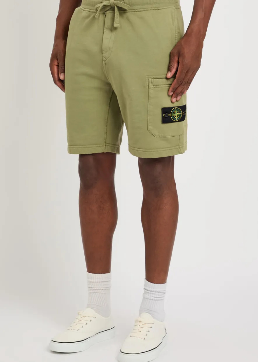 Logo cotton shorts
