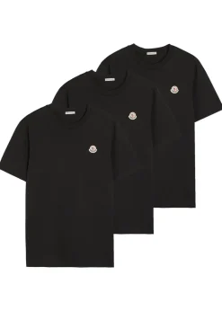 Logo cotton T-shirt - set of three