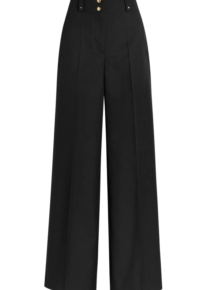 Logo-embellished woven trousers