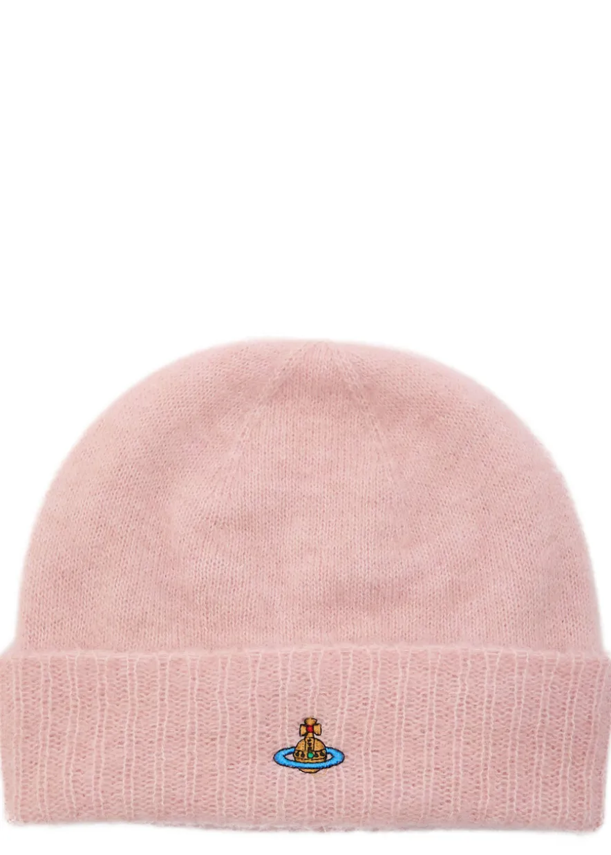 Logo-embroidered alpaca-blend beanie