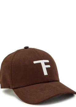 Logo-embroidered canvas cap