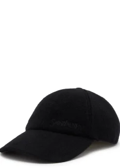 Logo-embroidered cashmere cap