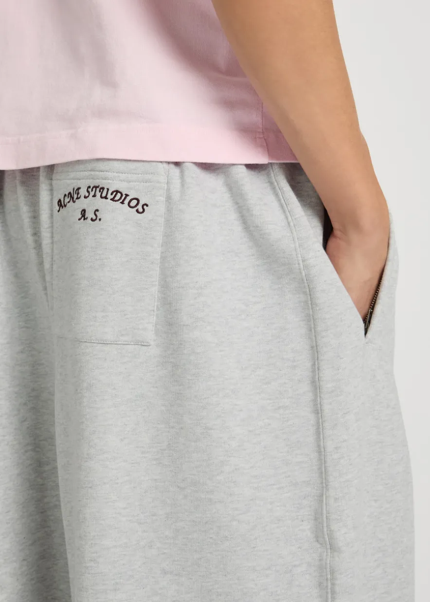 Logo-embroidered cotton-blend sweatpants
