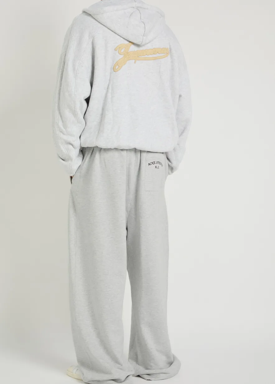Logo-embroidered cotton-blend sweatpants