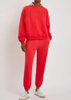 Logo-embroidered cotton-blend sweatpants