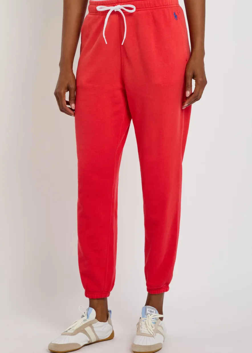 Logo-embroidered cotton-blend sweatpants