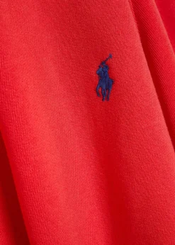 Logo-embroidered cotton-blend sweatshirt