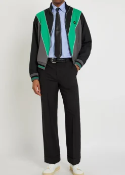 Logo-embroidered cotton Oxford shirt