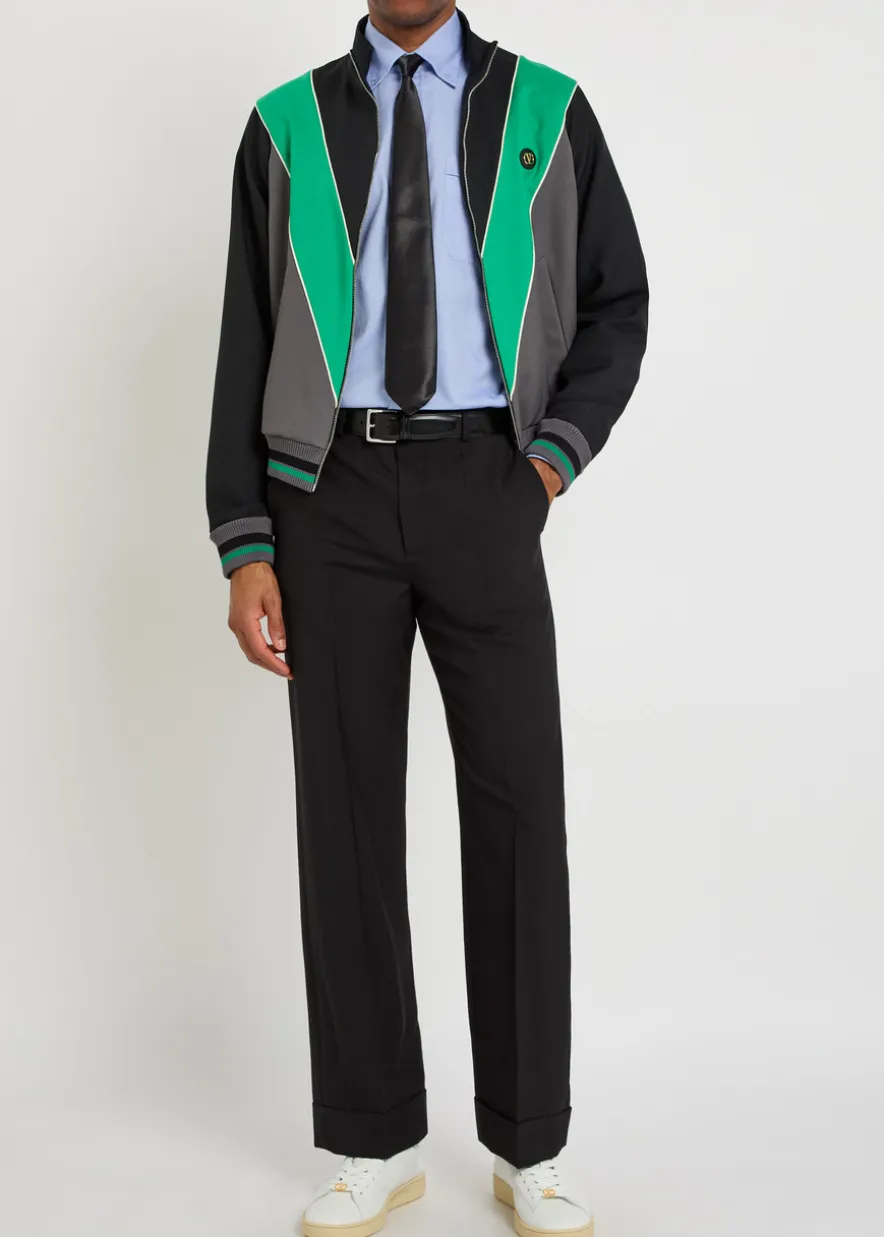 Logo-embroidered cotton Oxford shirt