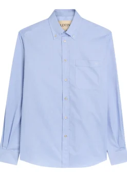 Logo-embroidered cotton Oxford shirt