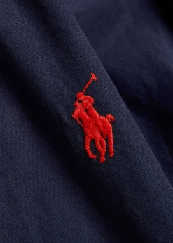 Logo-embroidered cotton-poplin jacket