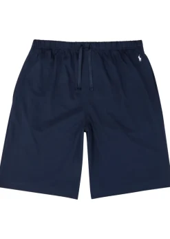 Logo-embroidered cotton shorts